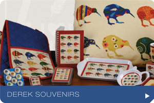 Derek Souvenirs for New Zealand Design Souvenirs, for giftware and custom products